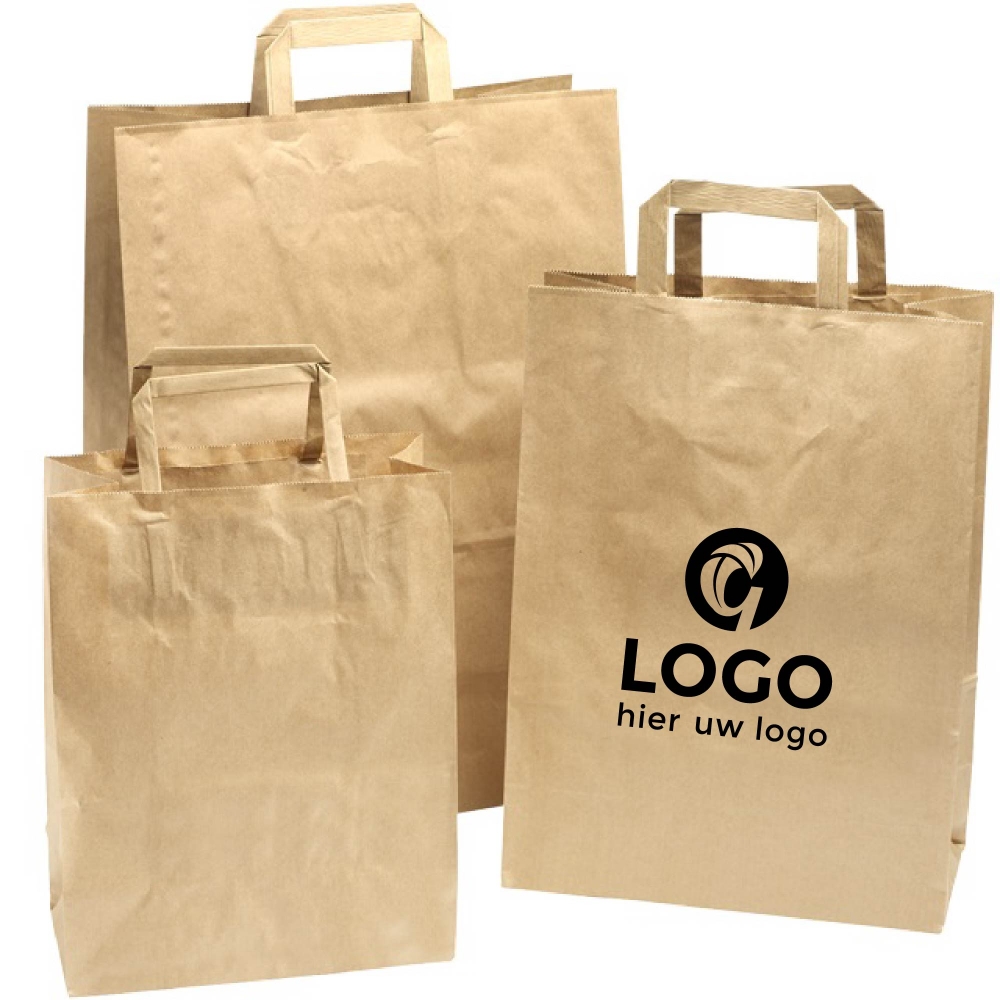 Paper bag | Small | Cheap | 18 x 8.5 x 23 cm